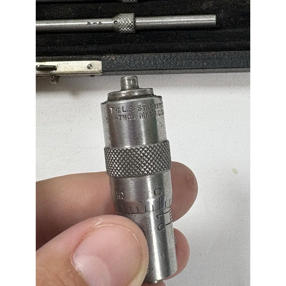 Starrett No. 124A Inside Micrometer Set 3–7